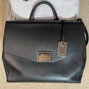 Tumi Mariella Tavi Satchel European Leather Travel Ready Laptop Handbag $895